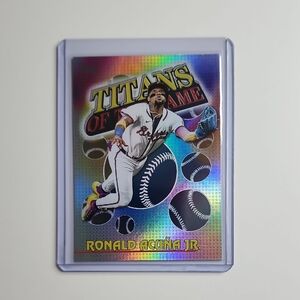 Ronald Acuna Jr ~ 2026 Topps 75 Series One ~ Titans Of The Game